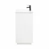 Manhattan Comfort Malverne 36" Bathroom Vanity Sink in White Side - Manhattan Comfort Malverne 36" Bathroom Vanity Sink in White Side