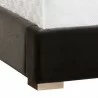 Sunpan Mabel Bed Queen in Abbington Charred Brown - Base Angle - Sunpan Mabel Bed Queen in Abbington Charred Brown - Base Angle