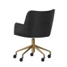 Sunpan Franklin Office Chair - Vintage Black - Back Side Angle - Sunpan Franklin Office Chair - Vintage Black - Back Side Angle