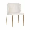Sunpan Zayden Dining Chair - Belfast Oatmeal - Front Side Angle - Sunpan Zayden Dining Chair - Belfast Oatmeal - Front Side Angle