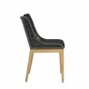 Sunpan Sorrento Dining Chair Regency Black - Side Angle - Sunpan Sorrento Dining Chair Regency Black - Side Angle