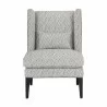 Sunpan Kenzo Lounge Chair in Fuego Navy - Abbington Navy - Front Angle - Sunpan Kenzo Lounge Chair in Fuego Navy - Abbington Navy - Front Angle