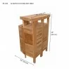 Altavista Folding Bar Table- dimension - Altavista Folding Bar Table- dimension