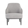 Sunpan Nairobi Lounge Chair Belfast Heather Grey / Bravo Ash - Front Angle