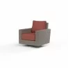 Coronado Swivel Rocker in Canvas Henna w/ Self Welt - Front Side Angle - Coronado Swivel Rocker in Canvas Henna w/ Self Welt - Front Side Angle