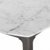 Sunpan Keldon Dining Table - 82.75" - Closeup Top Angle - Sunpan Keldon Dining Table - 82.75" - Closeup Top Angle