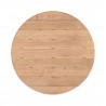 Sunset West Natural Teak 56" Round Dining Table Top