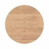 Sunset West Natural Teak 56" Round Dining Table Top - Sunset West Natural Teak 56" Round Dining Table Top