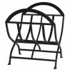 Mr. Bar-B-Q UniFlame® Black Wrought Iron Log Holder