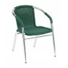 Anodized Aluminum Frame Arm Chair - W-21 - Green - Anodized Aluminum Frame Arm Chair - W-21 - Green