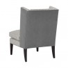 Sunpan Kenzo Lounge Chair in Fuego Navy - Abbington Navy - Back Side Angle