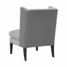 Sunpan Kenzo Lounge Chair in Fuego Navy - Abbington Navy - Back Side Angle - Sunpan Kenzo Lounge Chair in Fuego Navy - Abbington Navy - Back Side Angle