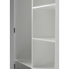 Nova Solo Halifax Wardrobe, with 2 Doors - Closeup Angle 