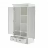 Nova Solo Halifax Wardrobe, with 2 Doors - Front Side Opened Angle  - Nova Solo Halifax Wardrobe, with 2 Doors - Front Side Opened Angle 