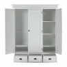Nova Solo Halifax Wardrobe, with 3 Doors - Front Opened View - Nova Solo Halifax Wardrobe, with 3 Doors - Front Opened View