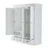 Nova Solo Halifax Wardrobe, with 3 Doors - Front Side Opened Angle  - Nova Solo Halifax Wardrobe, with 3 Doors - Front Side Opened Angle 