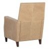 Sunpan Florenzi Lounge Chair - Latte Leather - Back Side Angle