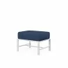 Bristol Ottoman in Spectrum Indigo w/ Self Welt - Front Side Angle - Bristol Ottoman in Spectrum Indigo w/ Self Welt - Front Side Angle