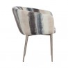Sunpan Lydia Dining Chair - Shoreline Grey - Side Angle