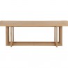 Sunpan Disera Dining Table 96'' in Natural - Front Angle