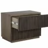 Sunpan Carlin Nightstand - Front Side Opened Angle - Sunpan Carlin Nightstand - Front Side Opened Angle