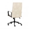 Sunpan Swanson Office Chair Polo Club Muslin-Bravo Cream - Back Side Angle