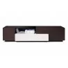 J&M Furniture TV Stand 015-Brown Oak / Grey Lacquer - J&M Furniture TV Stand 015-Brown Oak / Grey Lacquer