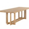 Sunpan Disera Dining Table 96'' in Natural - Front Side Angle