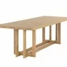Sunpan Disera Dining Table 96'' in Natural - Front Side Angle - Sunpan Disera Dining Table 96'' in Natural - Front Side Angle