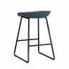Sunpan Skylar Counter Stool - Polo Club Stone-Dillion Thunder - Back Side View - Sunpan Skylar Counter Stool - Polo Club Stone-Dillion Thunder - Back Side View