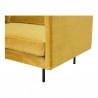 Moe's Home Collection Raphael Sofa in Mustard - Base Angle