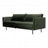 Moe's Home Collection Raphael Sofa in Forest Green - Front Side Angle
