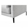 Moe's Home Collection Raval Sofa - Legs - Light Grey