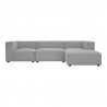 Moe's Home Collection Romy Lounge Modular Sectional Cream - Front Angle