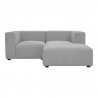 Moe's Home Collection Romy Nook Modular Sectional Cream - Front View