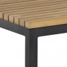 Sunpan Geneve C End Table - Closeup  Top Angle