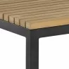 Sunpan Geneve C End Table - Closeup  Top Angle - Sunpan Geneve C End Table - Closeup  Top Angle