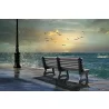 Polly Products Willow Backed Bench - Polly Products Willow Backed Bench