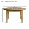 Brianna 35-inch Round Coffee Table- dimension - Brianna 35-inch Round Coffee Table- dimension