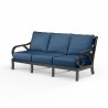 Monterey Sofa in Spectrum Indigo w/ Self Welt - Front Side Angle