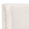 Sunpan Tierra Bed King Bergen Taupe - Closeup Top Angle