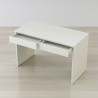 Anderson Teak Sira 47" Desk - Top angled and OPened Drawer