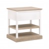 Essentials For Living Weave 1-Drawer Side Table - Back Side Angle