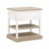 Essentials For Living Weave 1-Drawer Side Table - Back Side Angle - Essentials For Living Weave 1-Drawer Side Table - Back Side Angle