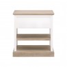 Essentials For Living Weave 1-Drawer Side Table - Back Angle