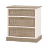 Essentials For Living Weave Entry Cabinet - Front Side Angle