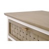 Essentials For Living Weave Entry Cabinet - Closeup Top Angle
