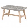 Essentials For Living Weave Outdoor Accent Stool - Angled