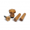 La Pavoni Kit Manopole Legno Olive Wood