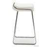 Zuo Modern Wedge Bar Stool in White - Side